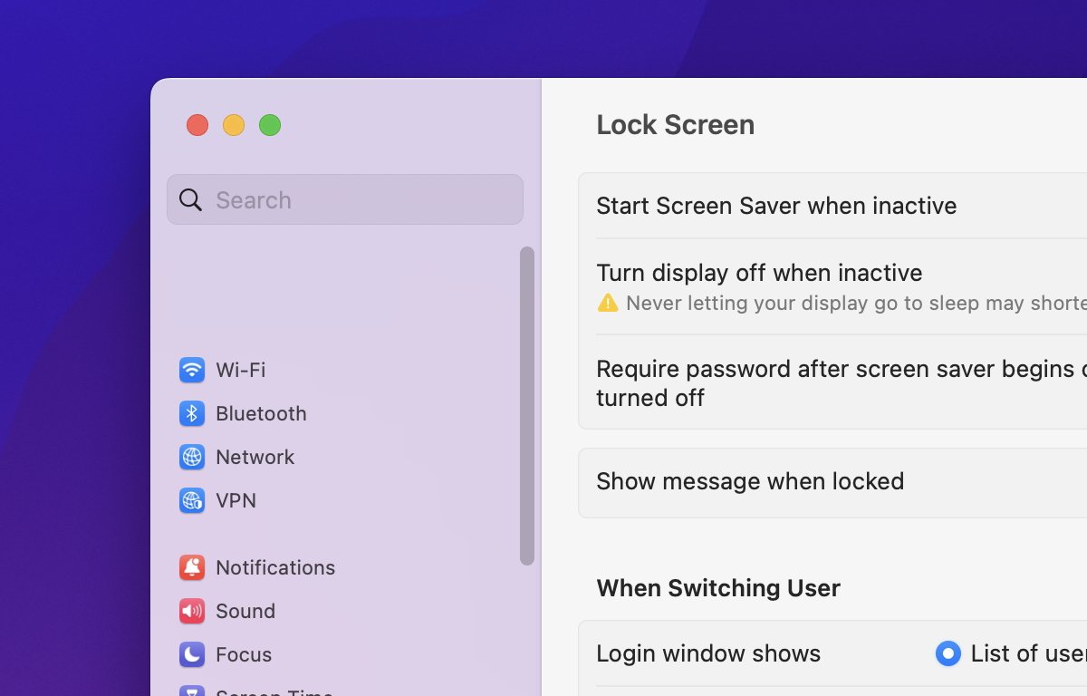 Schützen Sie Ihren Mac: Verstehen und Nutzen Sie die Sperrbildschirm-Optionen von macOS