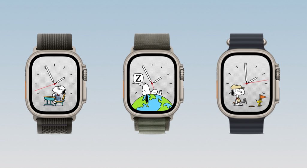 Snoopy springt auf die Smartwatch: Neue Animationen in neuester watchOS 10 Beta entdeckt