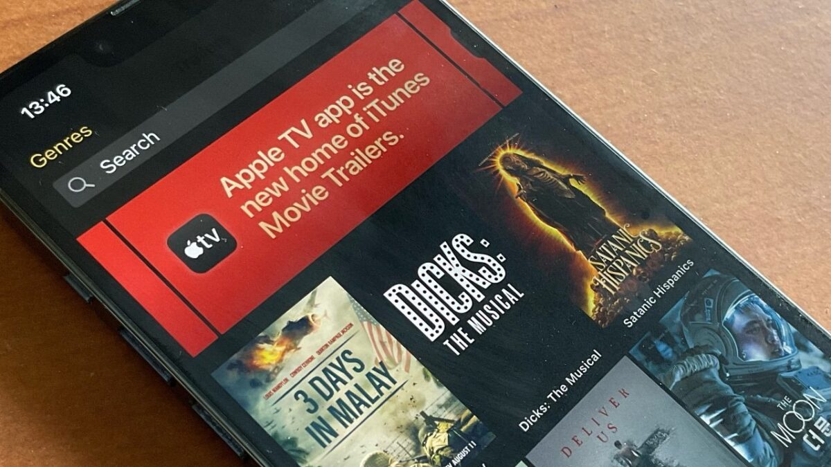 Apple's "Vergessene" Trailer-App wird durch die TV-App ersetzt