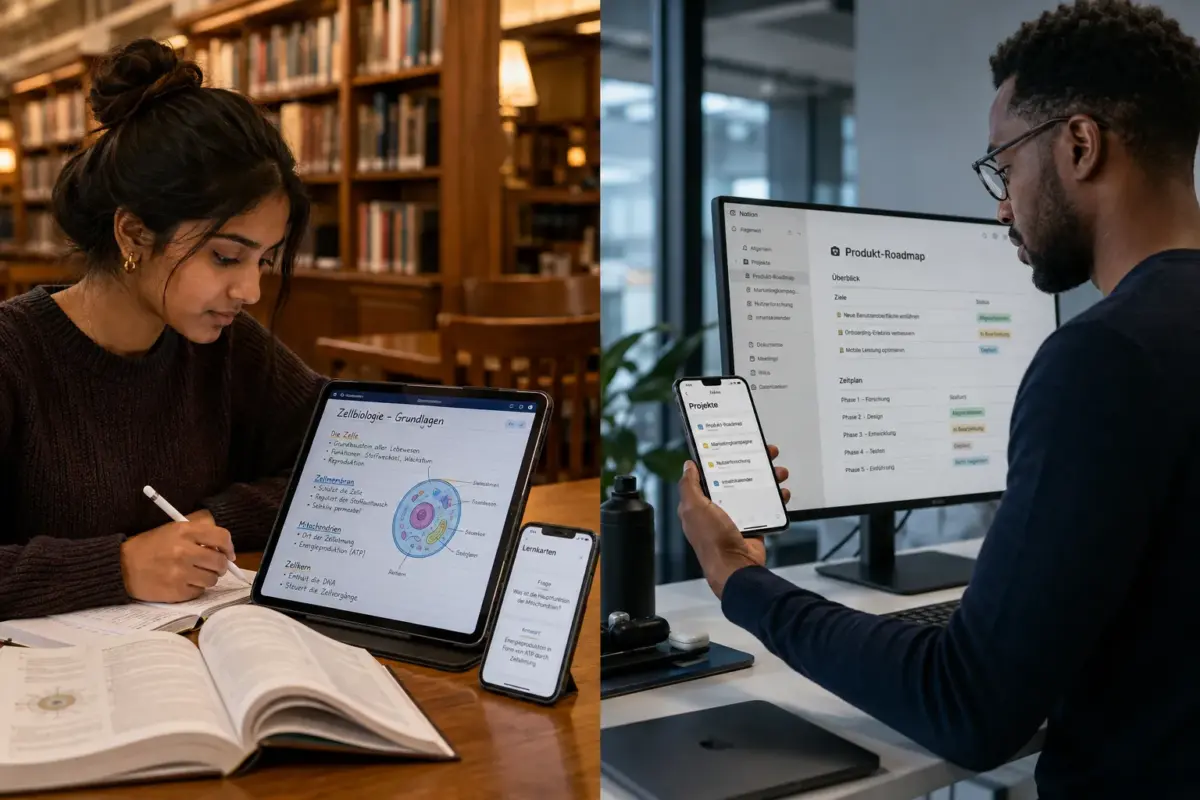 Apple Notes, Notion oder Goodnotes: Wer schreibt viel, braucht was?