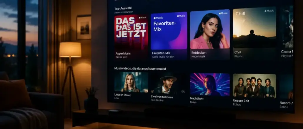 Discovering trending Apple Music songs and videos on Apple TV