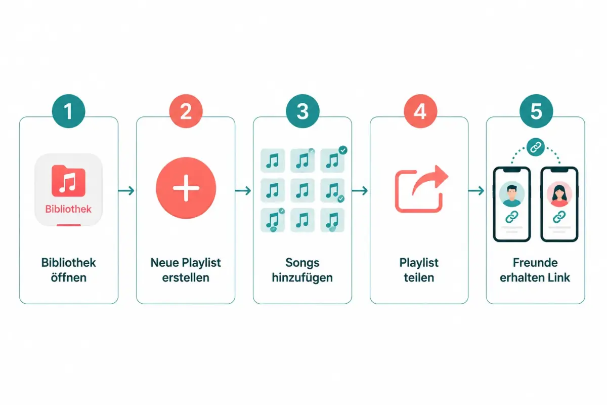 Eigene Playlists in Apple Music erstellen und teilen: Schritt-für-Schritt-Anleitung 1 Neue Playlist in Apple Music erstellen: Schritt-fuer-Schritt-Anleitung auf dem iPhone