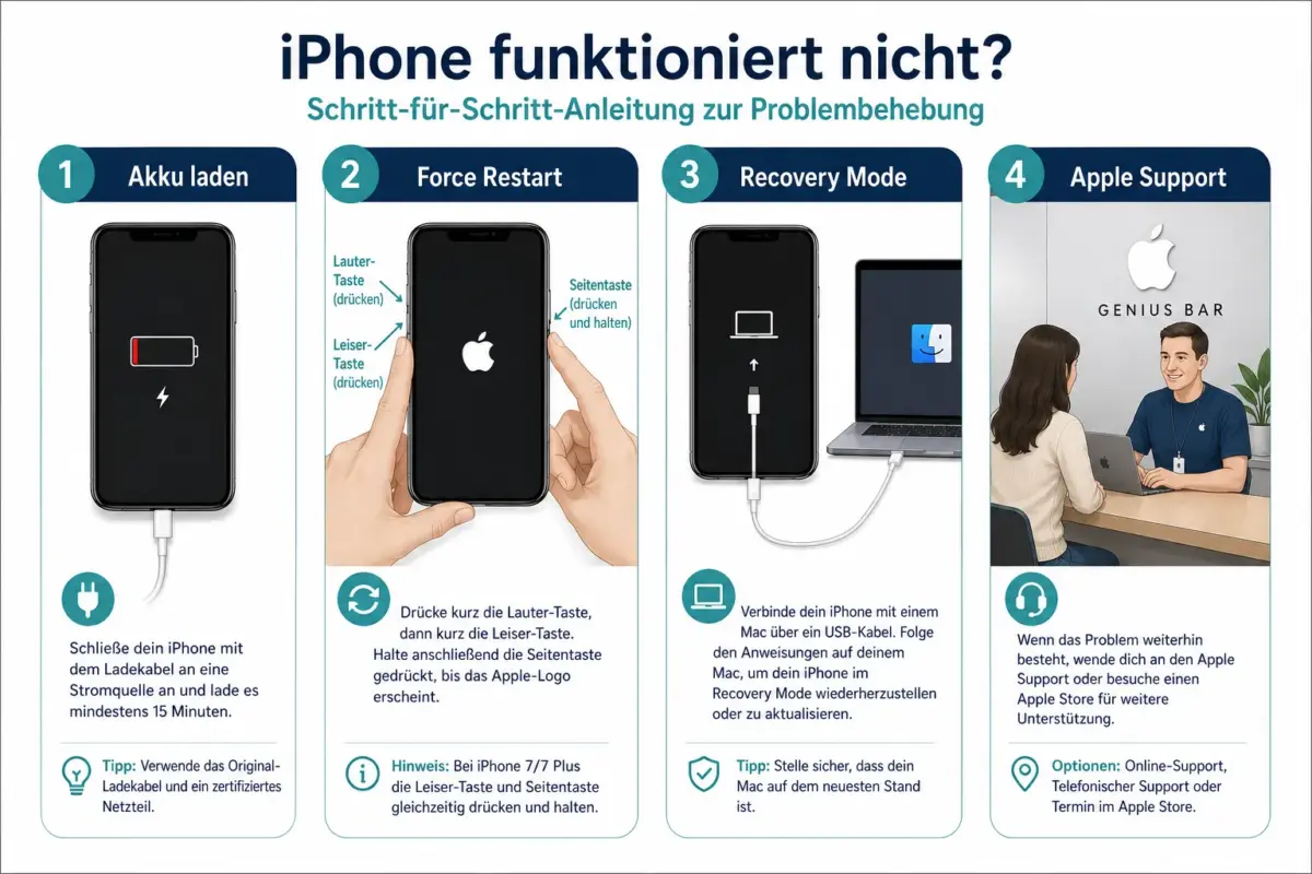 iPhone lässt sich nicht einschalten: Ist der Akku leer oder kaputt?