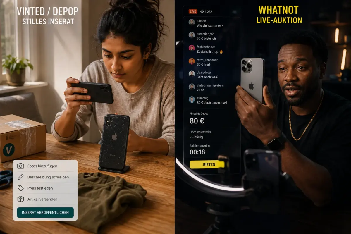 Whatnot vs. Depop vs. Vinted: Welche Resale-App ist die beste für iPhone-Verkäufer? 3 Kann man defekte oder wasserbeschädigte iPhones auf diesen Apps verkaufen?