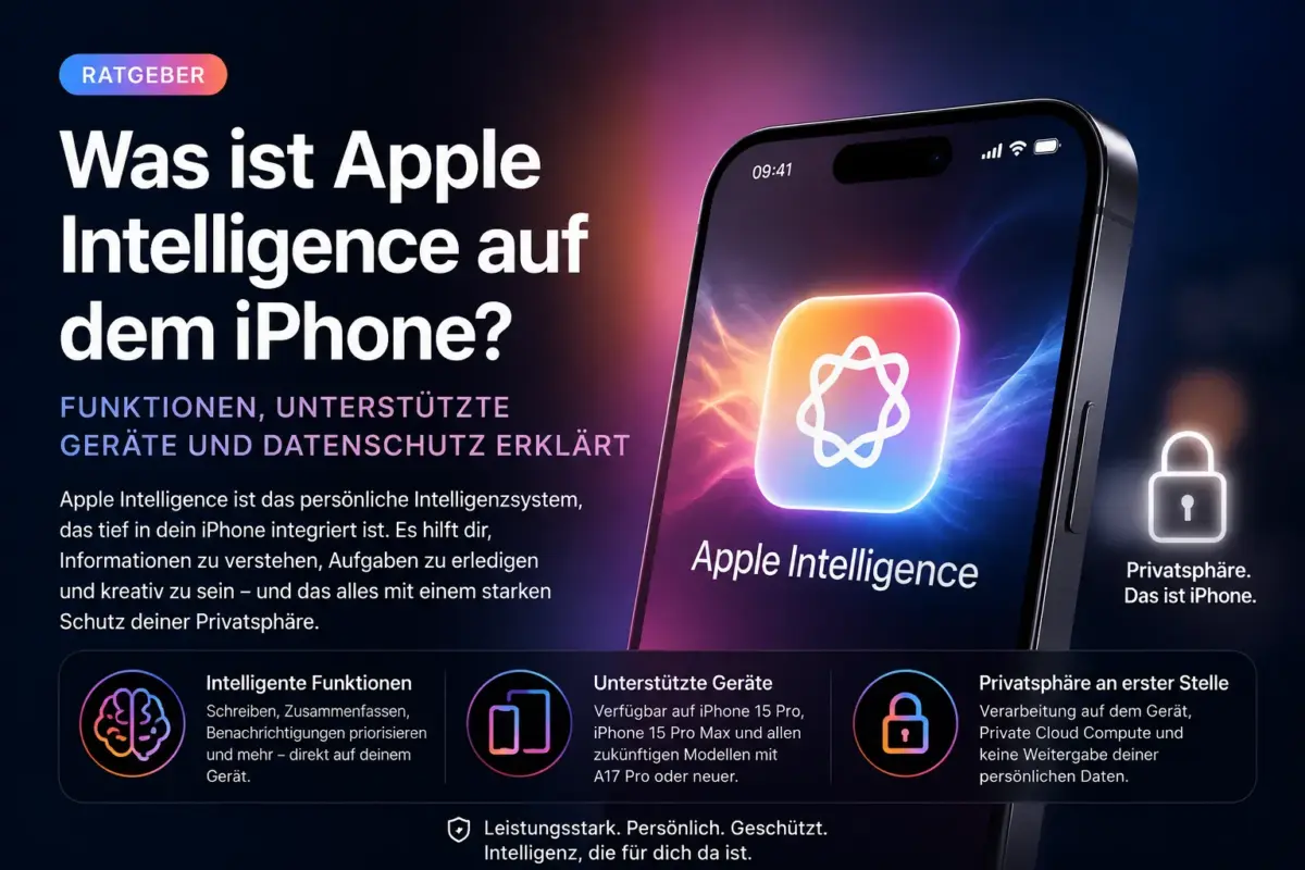 Was ist Apple Intelligence auf dem iPhone? Funktionen, Geräte und Datenschutz 1 Apple Intelligence auf dem iPhone