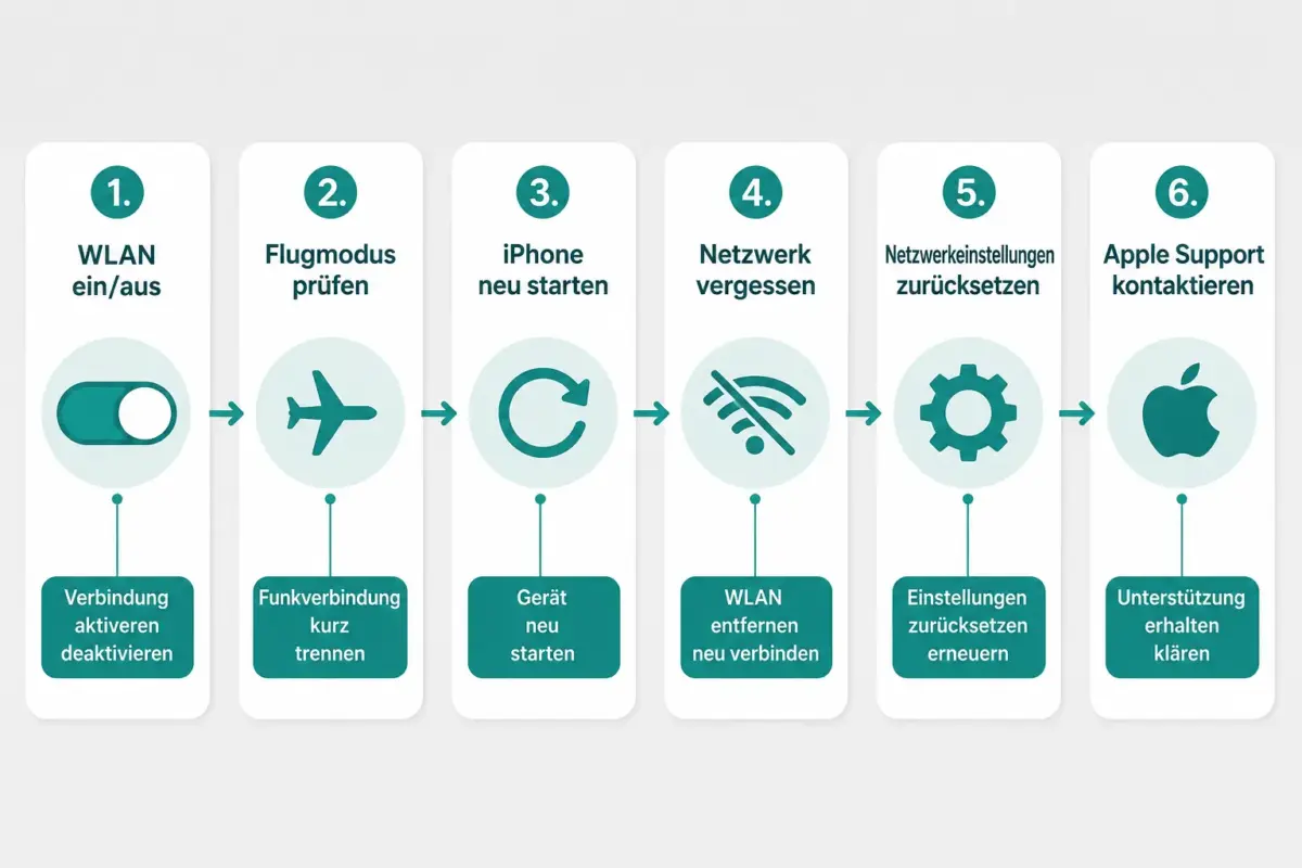 Schritt-für-Schritt: iPhone-WLAN-Probleme beheben