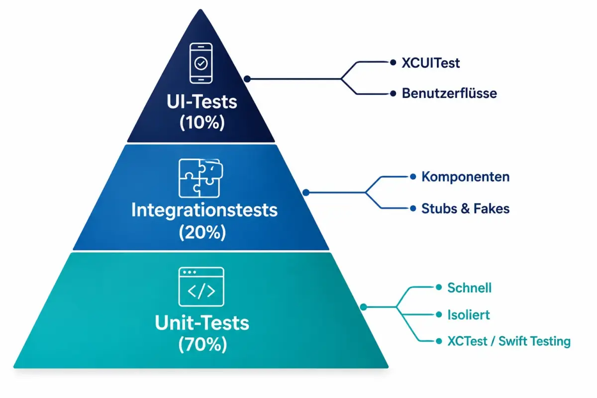 Was ist der Unterschied zwischen Unit-Tests und Integrationstests in iOS?