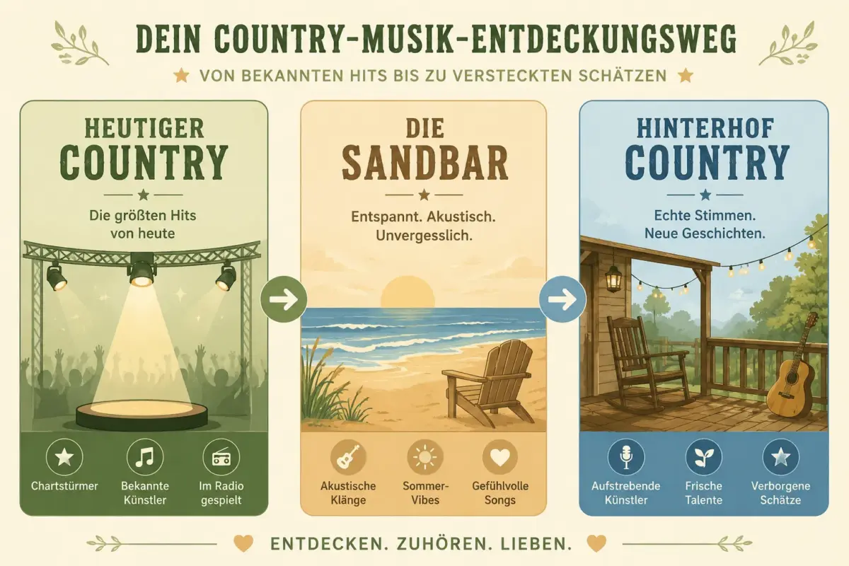 Country-Musik auf Apple Music: Today’s Country, The Sand Bar und Back Porch Country für neue Künstler nutzen 1 Was ist die Today's Country Playlist auf Apple Music?
