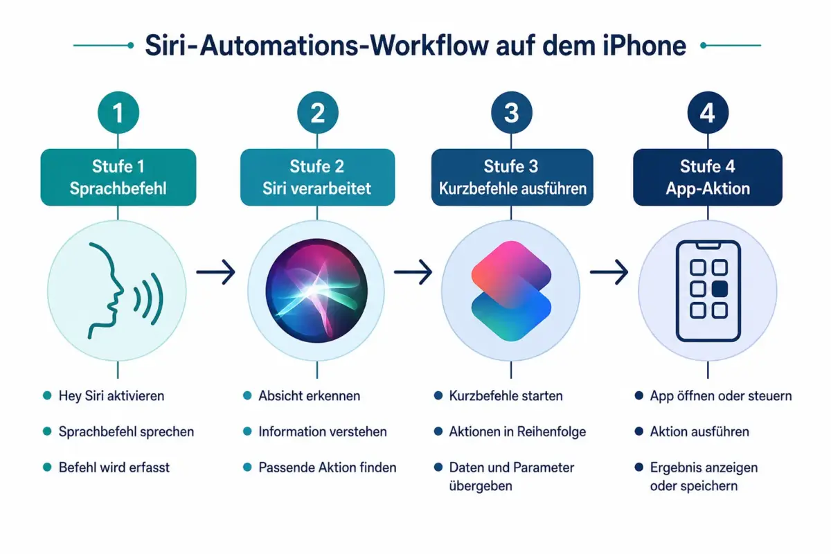 Was ist Siri Automation und wie funktioniert sie mit Produktivitäts-Apps?