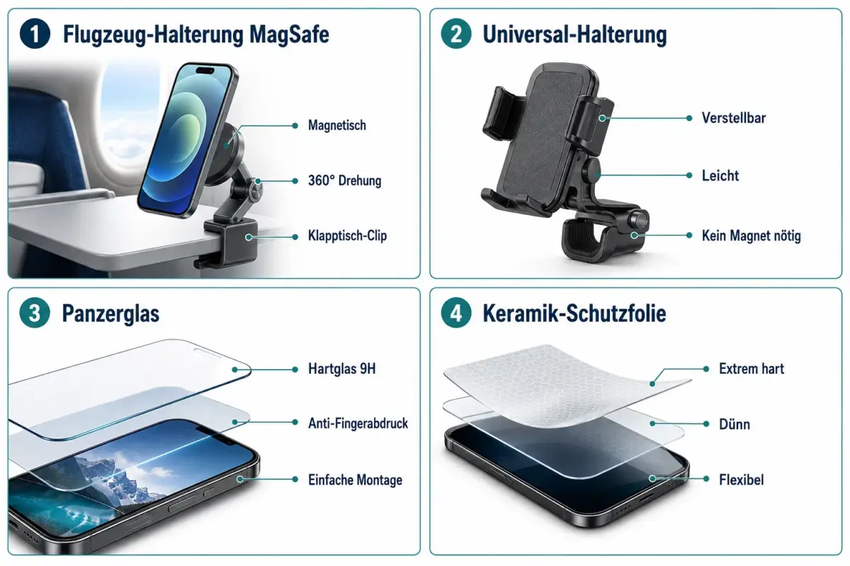iPhone-Zubehör im Trend: Flugzeughalter und moderner Displayschutz 1 Was sind die besten iPhone-Flugzeughalter?