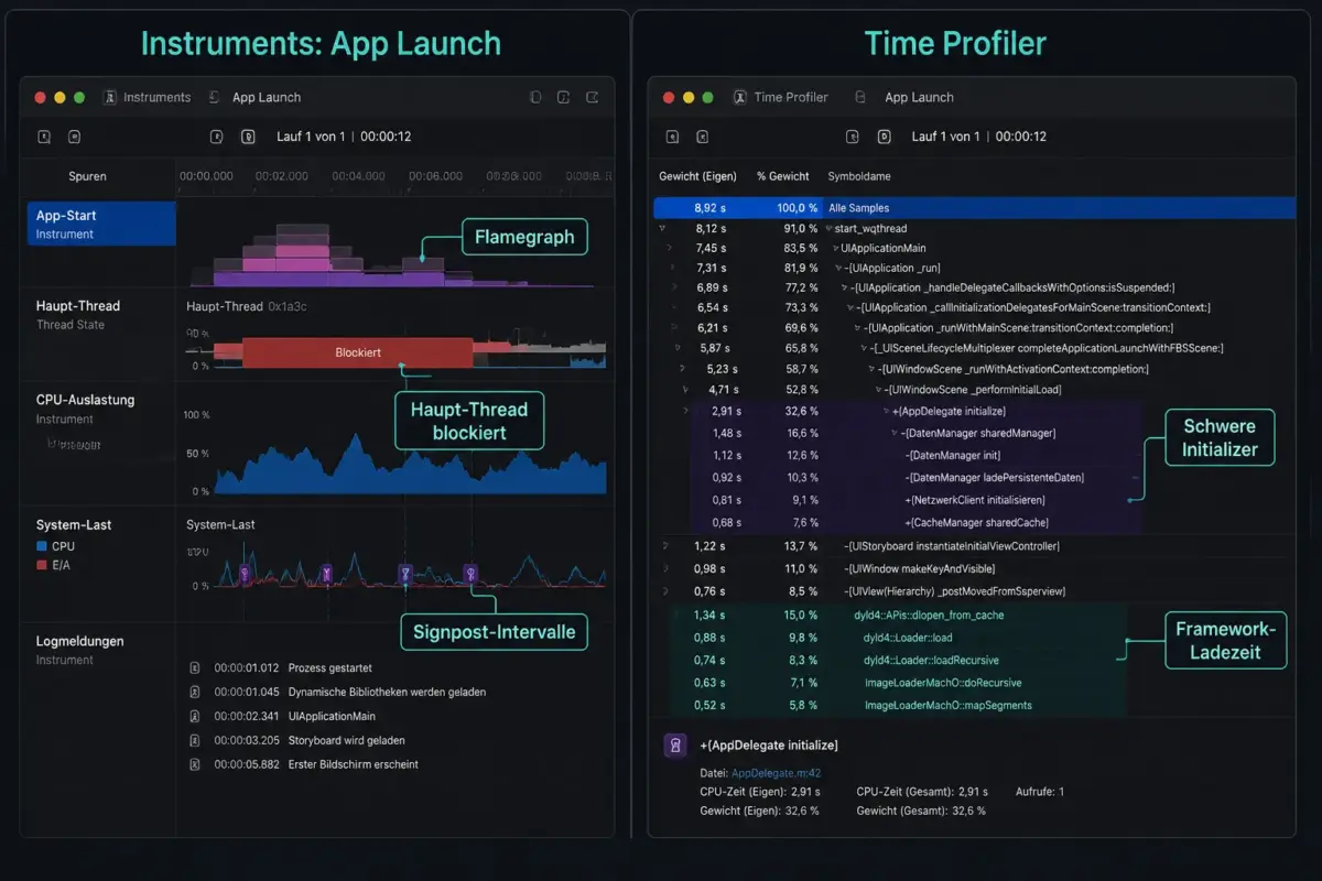 iOS-App-Startzeit unter 2 Sekunden optimieren 2 Wie misst man die iOS App-Startzeit richtig?
