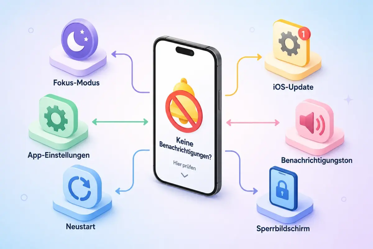 iPhone-Benachrichtigungen funktionieren nicht: Komplette Anleitung zur Fehlerbehebung 1 Wie schalte ich Benachrichtigungen auf dem iPhone wieder ein?