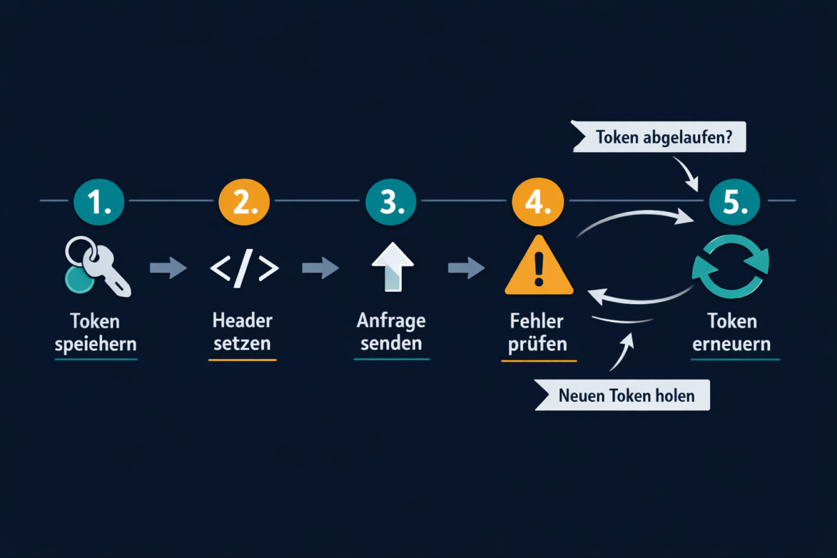 Authentifizierungstoken mit URLSession verwalten
