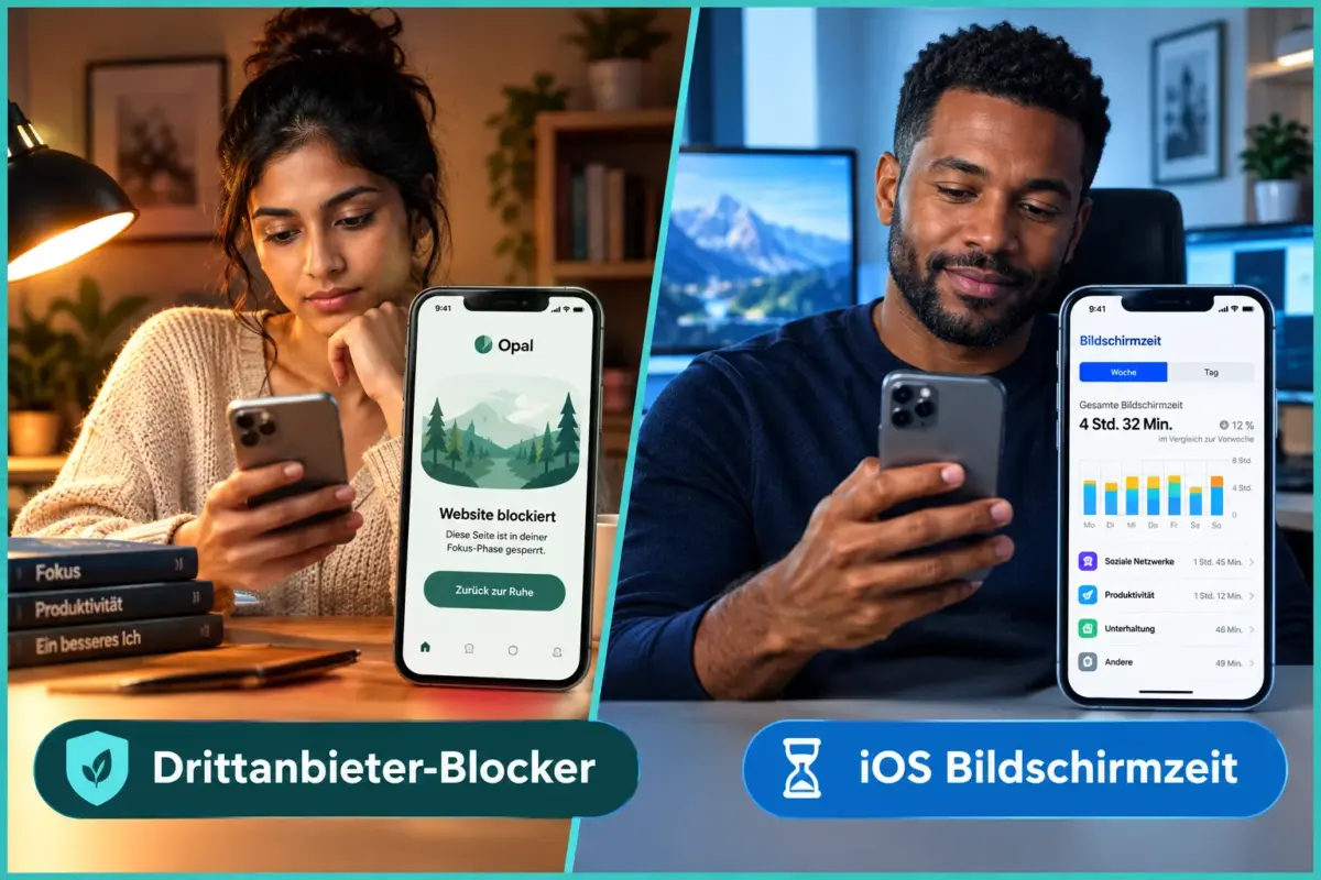 Die besten iOS-Fokus- und Ablenkungsblocker-Apps: Bildschirmzeit, App-Limits und Drittanbieter-Tools im Vergleich 2 Beste kostenlose Ablenkungsblocker für iPhone 2026