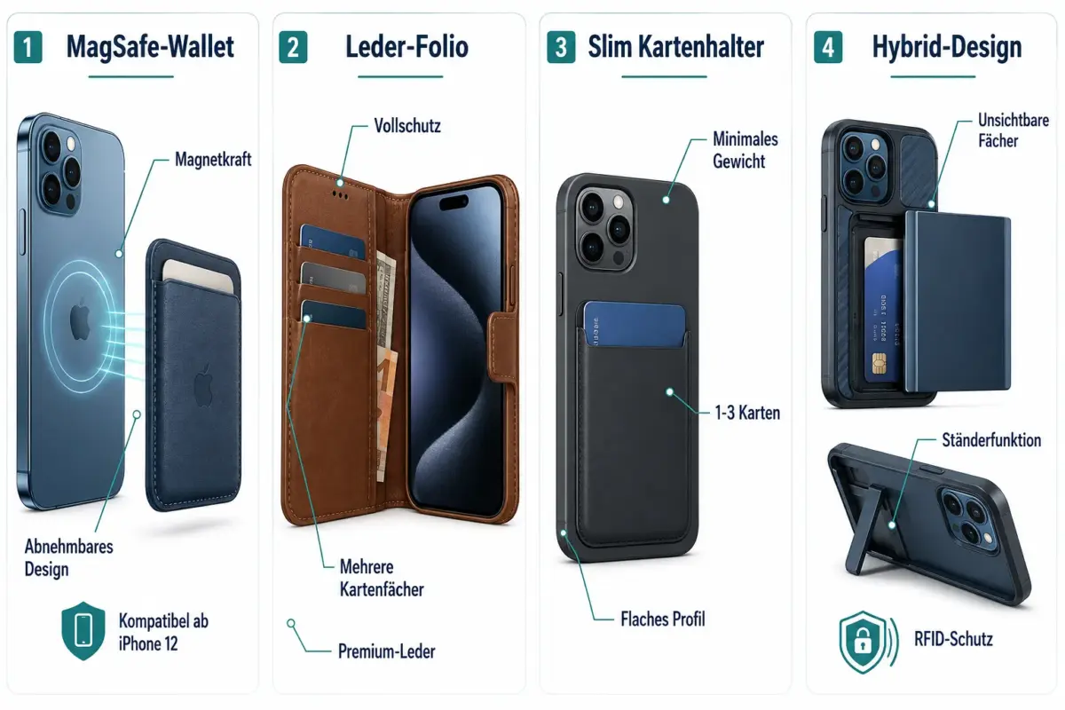 Die besten iPhone Wallet-Cases 2026: MagSafe, Leder und Slim im Vergleich 1 Die besten Leder-iPhone-Wallet-Cases 2026