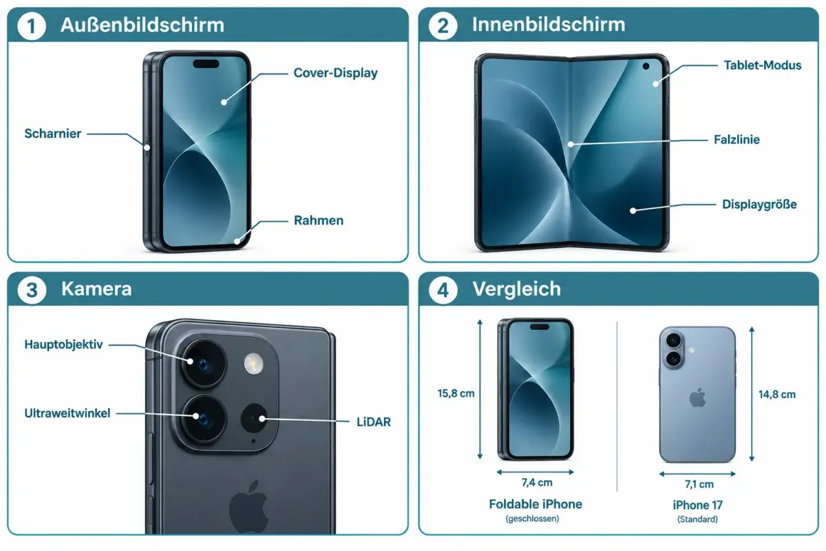 Apples erstes faltbares iPhone im Praxistest: Display, Crease und Größe