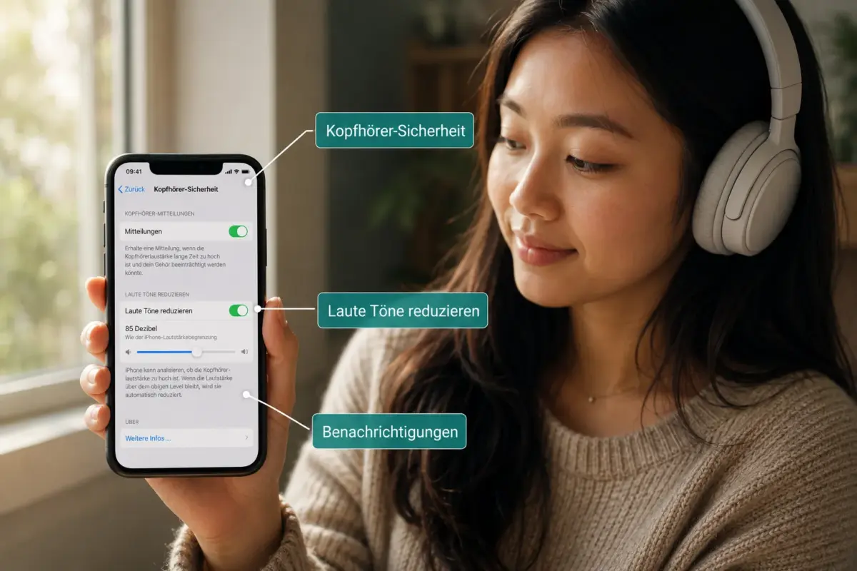 iOS 18 Lautstärkebegrenzung und Sperrbildschirm-Regler: Gehör schützen 3 Ist die iOS 18 Lautstärkebegrenzung gut für den Gehörschutz?