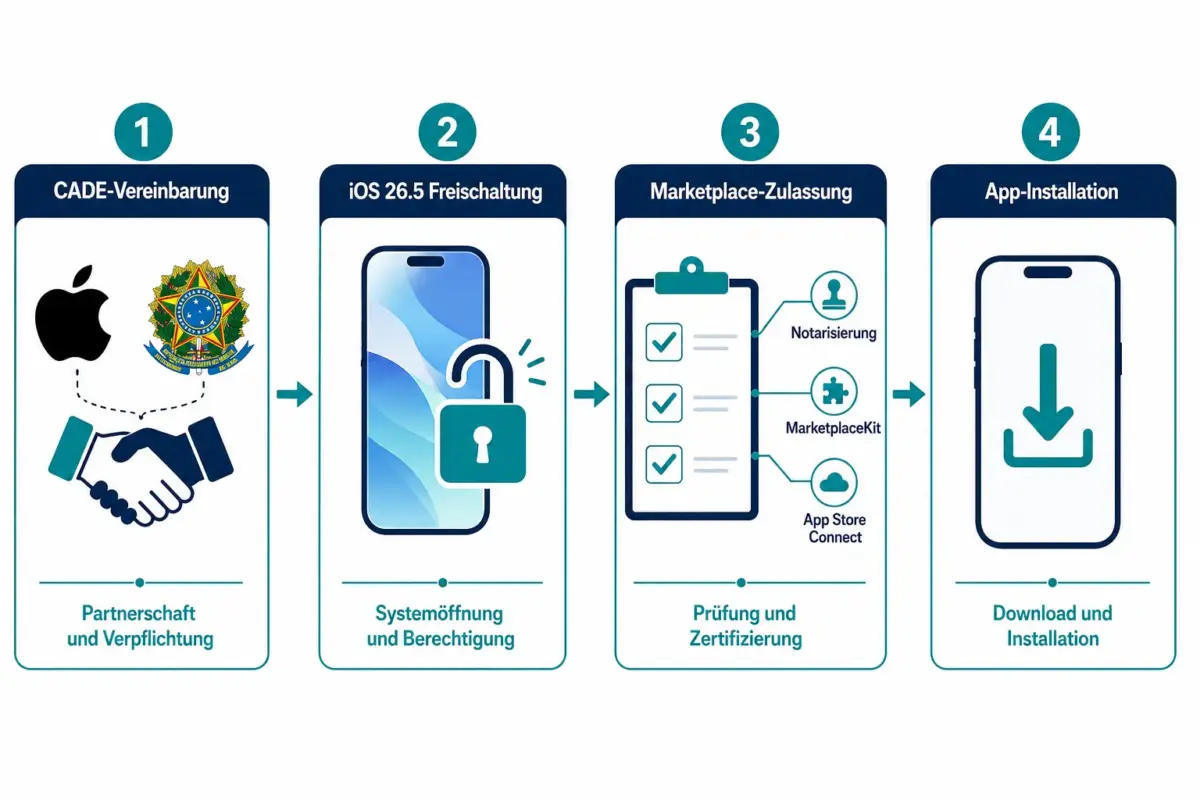 Wie iOS 26.5 alternative App-Marktplätze in Brasilien freischaltet – und was das für iOS-Entwickler bedeutet 1 Was ist iOS 26.5 und wann wurde es veröffentlicht?