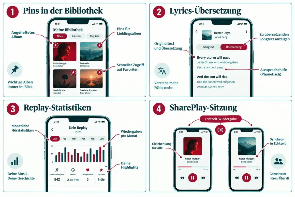Warum Apple Music auf Android 2026 immer besser wird: Neue Updates, SharePlay und Bugfixes 1 Was sind die neuen Funktionen in Apple Music für Android 2026?