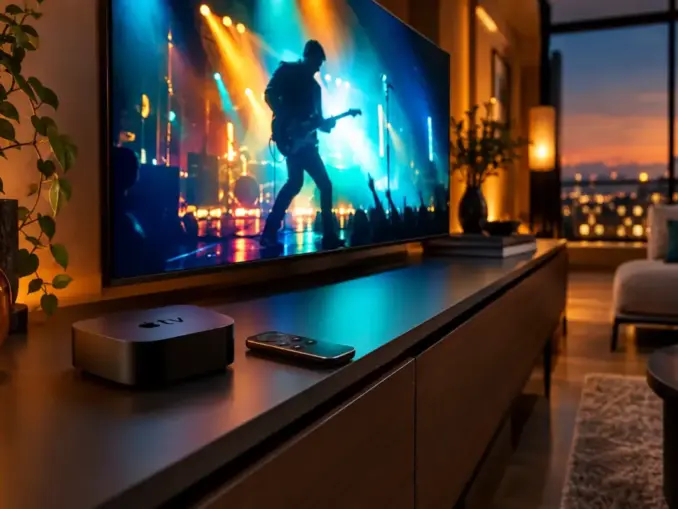 Watching Apple Music TV’s 24/7 music video livestream on Apple TV 4K