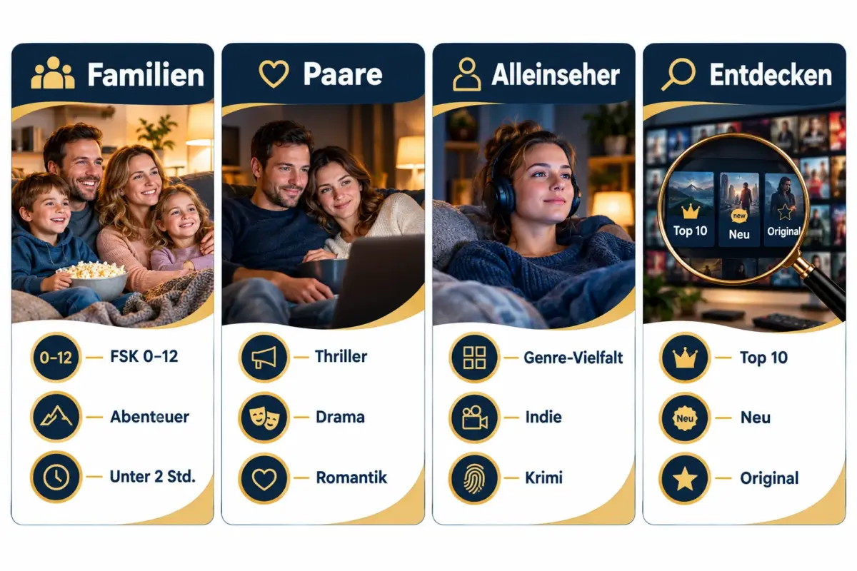 Die besten Apple TV+ Filme: Genre-Guide für Familien, Paare und Solo-Zuschauer 1 Welche Apple TV+ Filme eignen sich am besten für Familien?