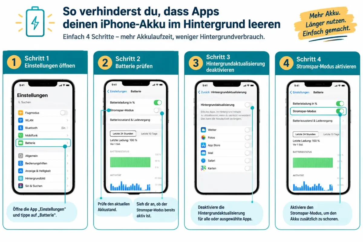 Welche Apps verbrauchen am meisten Akku?
