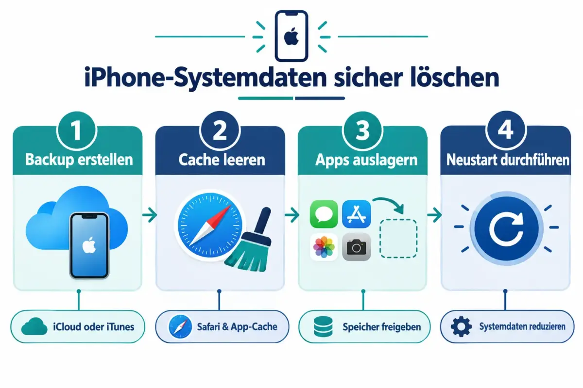 iPhone-Systemdaten löschen, ohne wichtige Dateien zu verlieren 1 Wie man iPhone-Systemdaten löscht, ohne Fotos zu verlieren