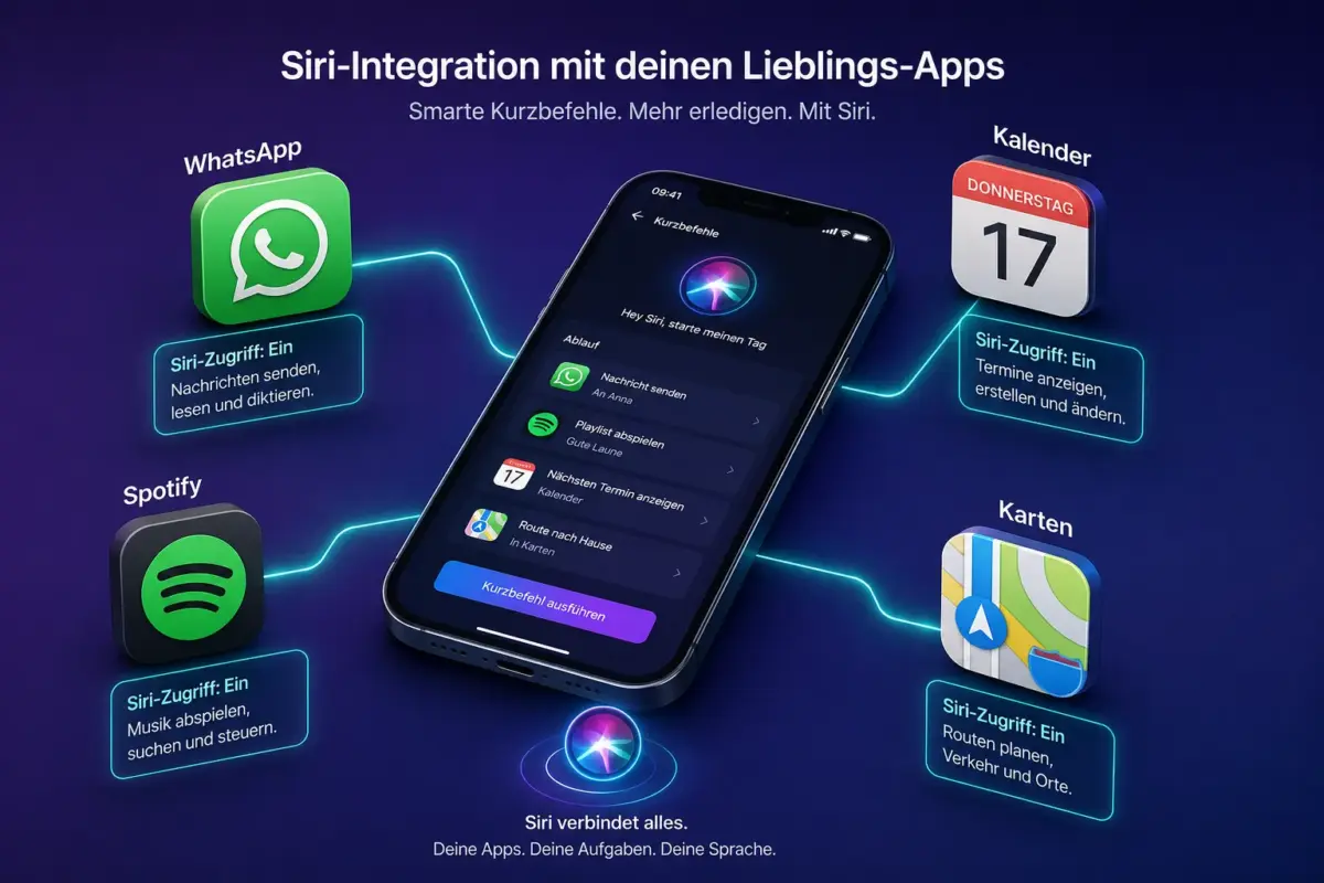 Siri auf dem iPhone verbessern: Einstellungen, Berechtigungen und Workflow-Tipps 3 Wie man Siri Shortcuts einrichtet, um Aufgaben zu automatisieren