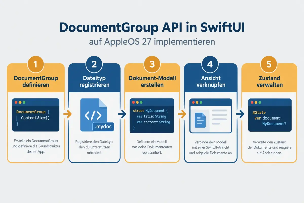 Wie werden die Document APIs in appleOS 27 implementiert?