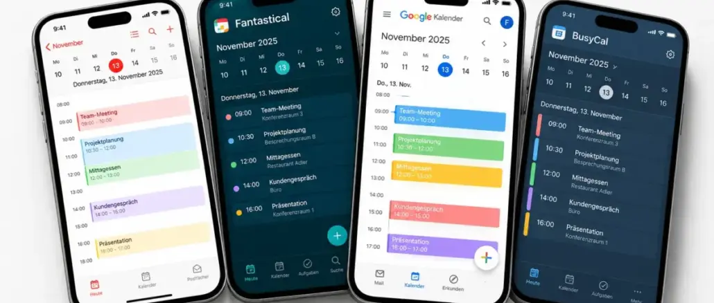 Best iPhone Calendar Apps: Apple Calendar vs Fantastical, Google Calendar und BusyCal
