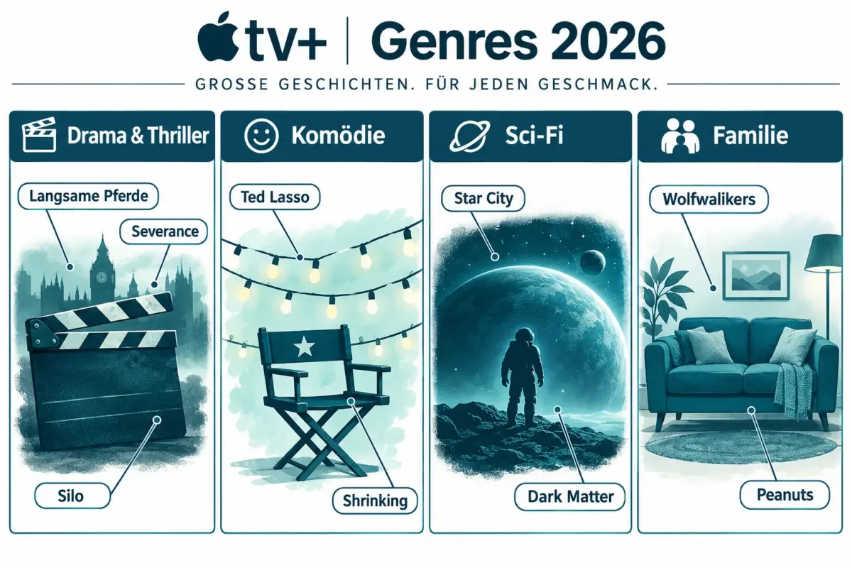 Apple TV+ 2026: Die besten Serien und Filme nach Genre 1 Die besten neuen Apple TV+ Serien 2026