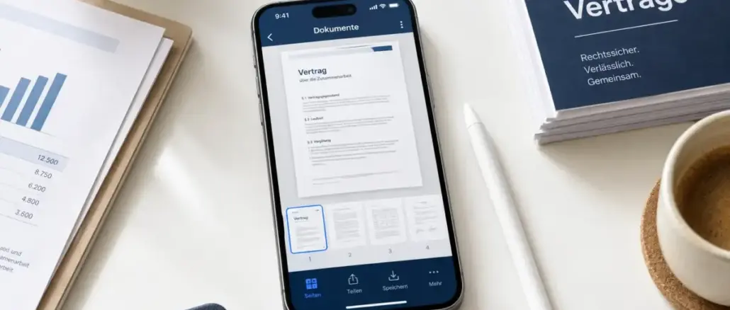 Dokumente mit dem iPhone scannen und als durchsuchbare PDFs speichern