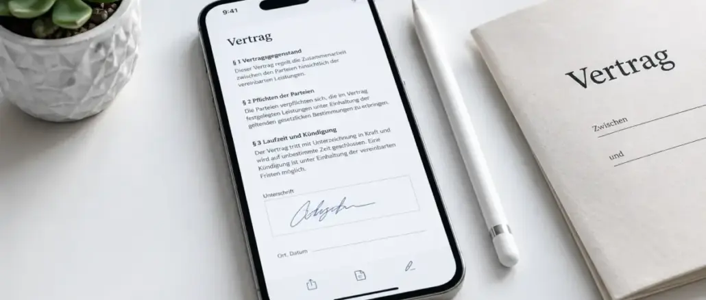Dokumente mit dem iPhone scannen und PDFs unterschreiben, ohne zusätzliche Apps