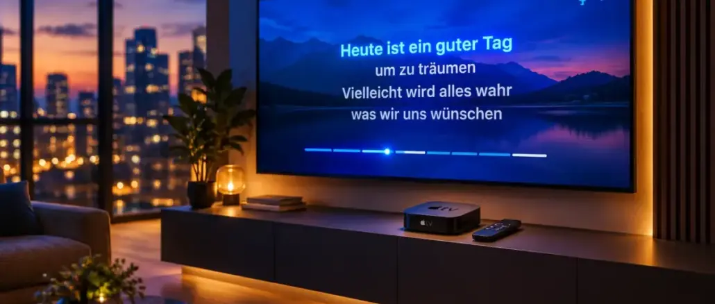 Getting started with Apple Music Sing on Apple TV 4K (3rd generation)