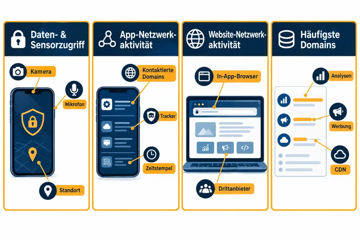 iPhone App-Datenschutzbericht erklärt: Welche Apps auf Daten und Websites zugreifen 2 iPhone App-Datenschutzbericht erklärt: So liest und versteht man den Bericht