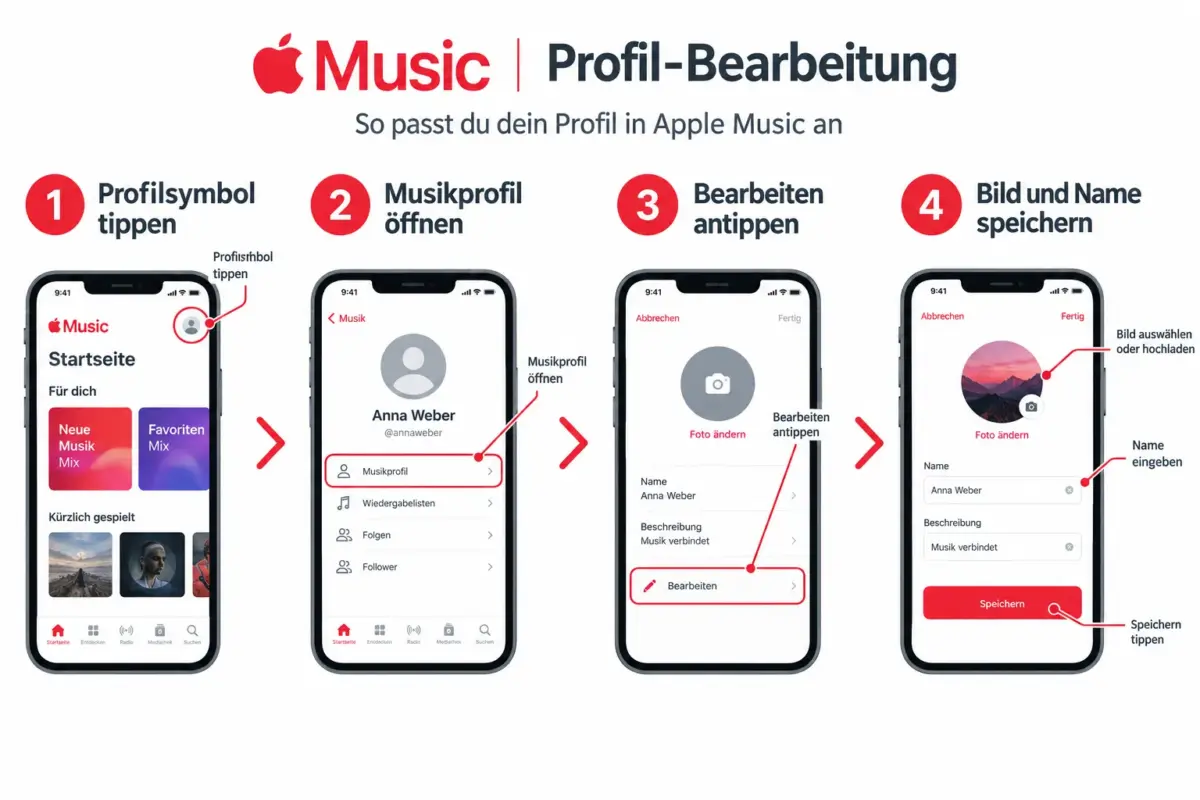 So änderst du Apple Music Benutzername, Profilbild und Folgen-Einstellungen 1 Kann man den Apple Music Benutzernamen ändern?