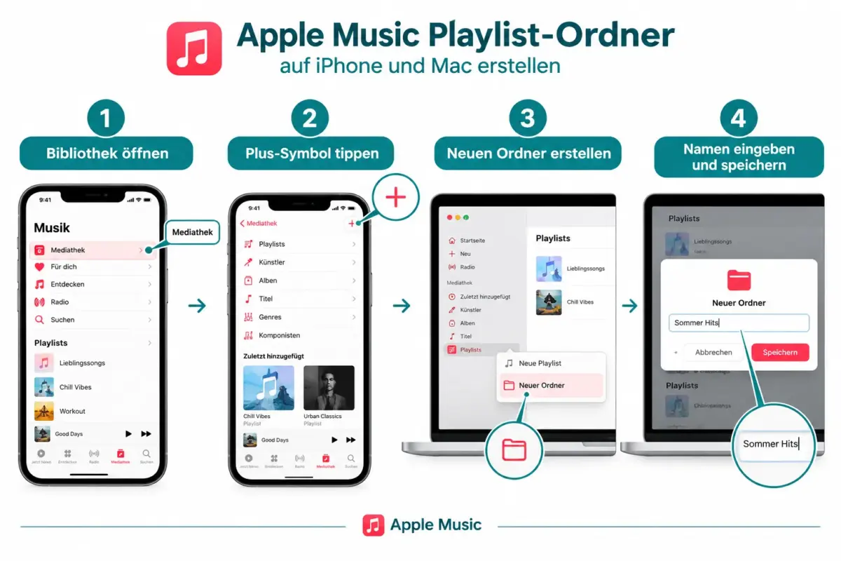 Apple Music Playlist-Ordner: Nach Stimmung, Genre, Workout und Familie organisieren 1 Kann man in Apple Music Ordner für Playlists erstellen?