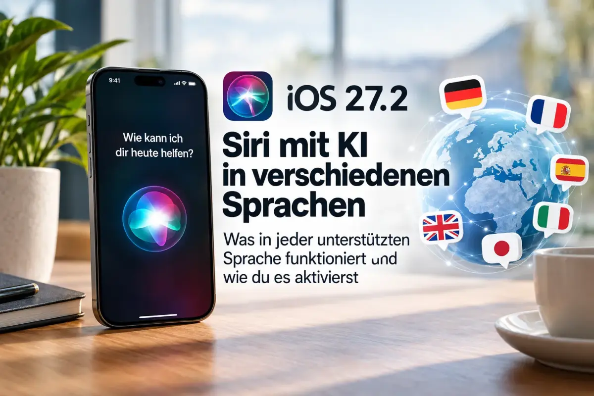 iOS 27.2 Siri-KI-Sprachen: Was jede Sprache kann und wie man sie aktiviert 1 iOS 27.2 Siri-KI-Sprachen im Überblick