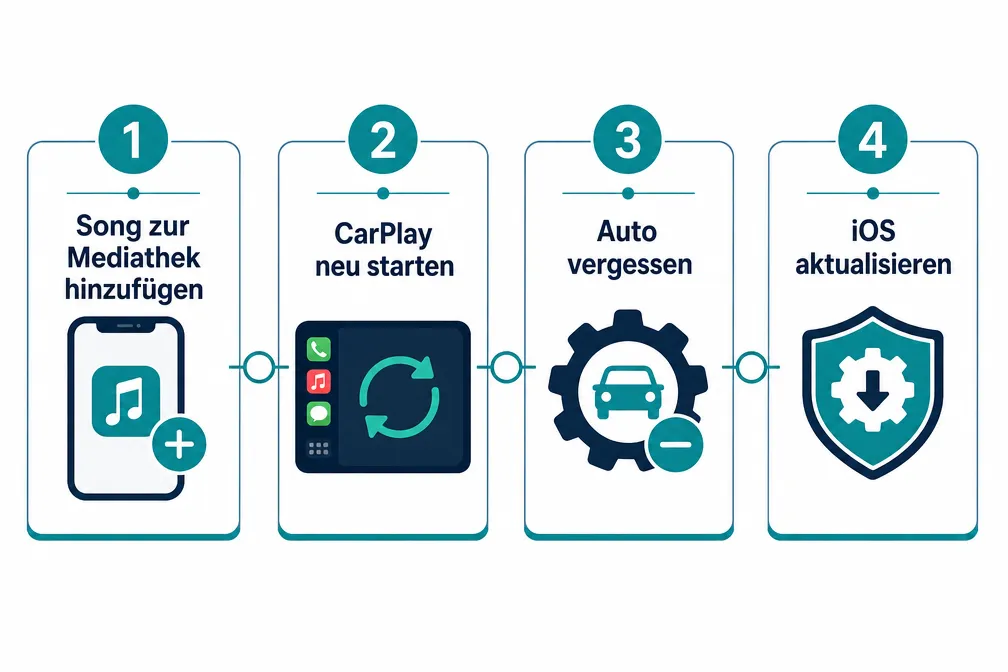 Warum erscheinen meine Apple-Music-Playlists nicht in CarPlay?
