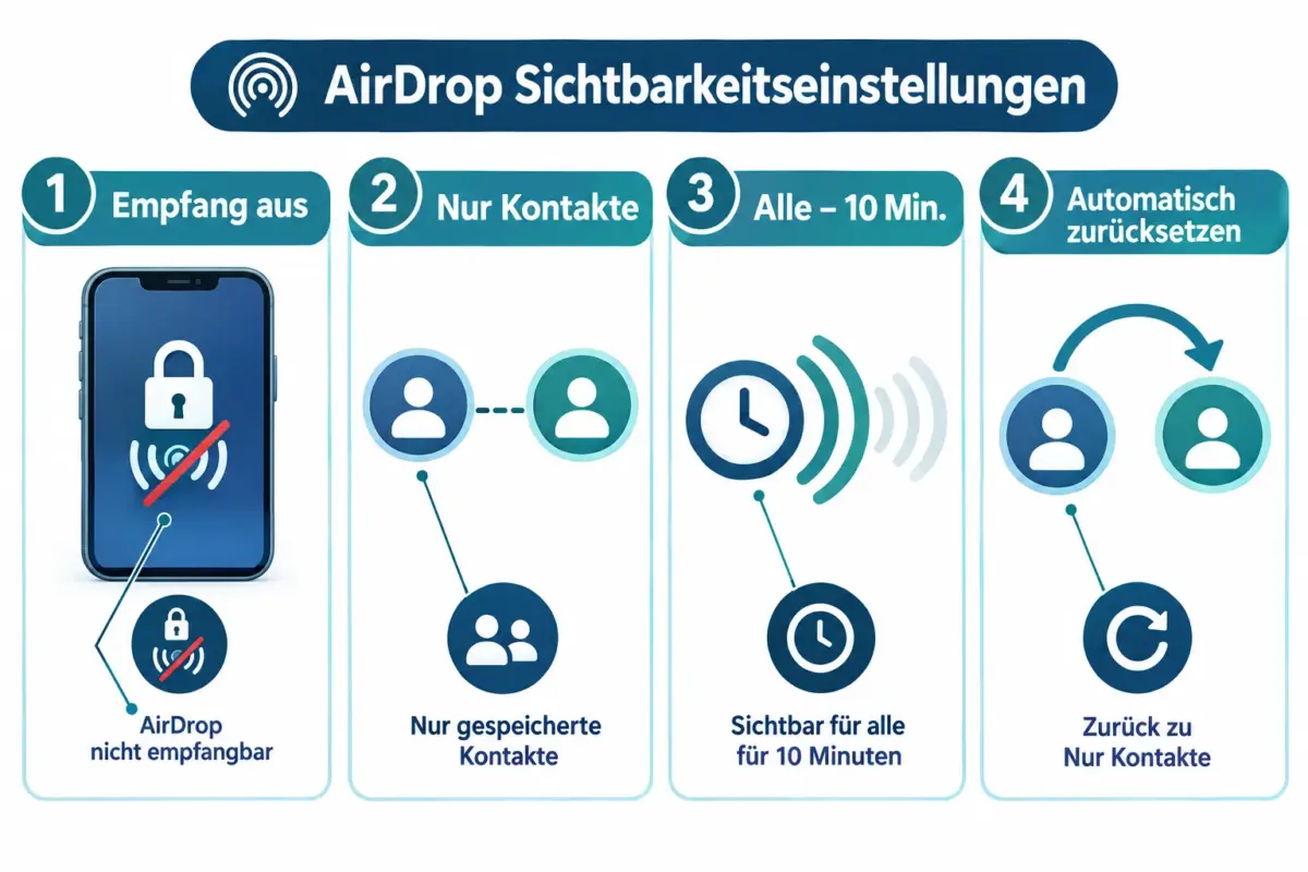 AirDrop sicher nutzen: Sichtbarkeit, Kompatibilität, Übertragungsfehler und Datenschutz 1 Was ist AirDrop und wie funktioniert es?