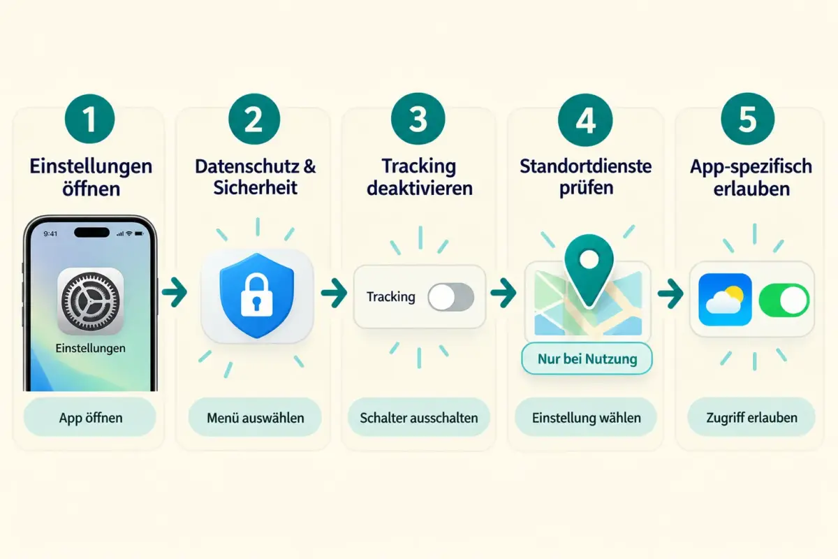 Wie du iPhone-Apps am Tracking hinderst, ohne Anmeldung, Karten oder personalisierte Funktionen zu verlieren 2 Wie stoppe ich Facebook und Instagram am Tracking, ohne Personalisierung zu verlieren?